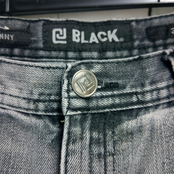 BLack Skinny 36/32 Men's Light Black Jeans 36x32 - Picture 3 of 7